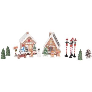 Clayre & Eef Casette Decorative con LED Set 17 9x8x13 cm