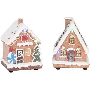 Clayre & Eef Casette Decorative con LED Set 17 9x8x13 cm