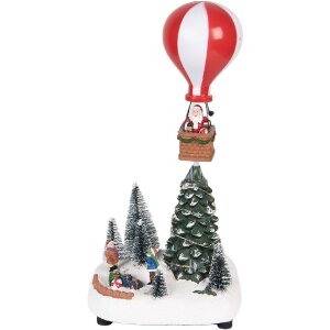 Clayre & Eef 6PR5870 Alberelli di Natale con LED...