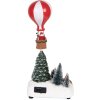 Clayre & Eef 6PR5870 Alberelli di Natale con LED Verde e Bianco 17x13x32cm