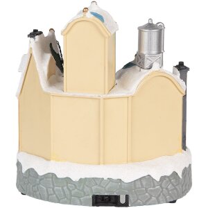 Decorazione Casa con LED Clayre & Eef 6PR5871 20x17x23 cm Bianco Marrone