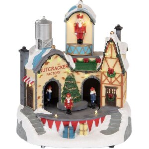 Decorazione Casa con LED Clayre & Eef 6PR5871 20x17x23 cm Bianco Marrone