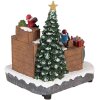 Clayre & Eef 6PR5872 Decorazione Babbo Natale con LED 20x16x20 cm