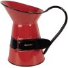 Vaso decorativo Clayre & Eef 6Y5900M Rosso/Nero 19x12x18 cm