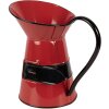 Vaso decorativo Clayre & Eef 6Y5900M Rosso/Nero 19x12x18 cm
