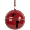 Clayre & Eef 6Y5913 Campanello Decorativo Ø 20x23 cm Rosso