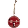 Clayre & Eef 6Y5913 Campanello Decorativo Ø 20x23 cm Rosso