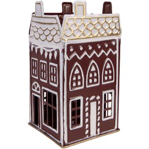 Clayre & Eef 6Y5922 Portacandele 12x12x22 cm Rosso...