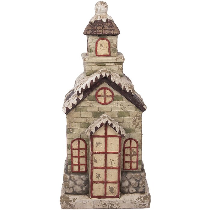 Clayre & Eef 5MG0070 Decorazione Casa 36x30x80 cm Verde Beige