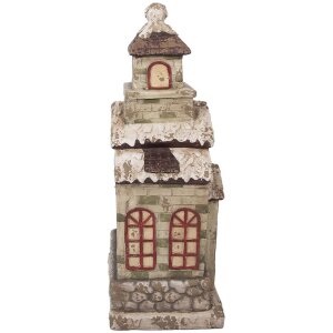 Clayre & Eef 5MG0070 Decorazione Casa 36x30x80 cm Verde Beige