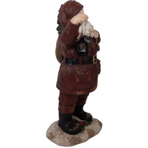 Clayre & Eef 5MG0072 Decorazione Babbo Natale 37x39x82 cm