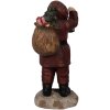 Clayre & Eef 5MG0072 Decorazione Babbo Natale 37x39x82 cm