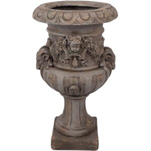 Clayre & Eef 5MG0092 Vaso Decorativo per Fiori Grigio...