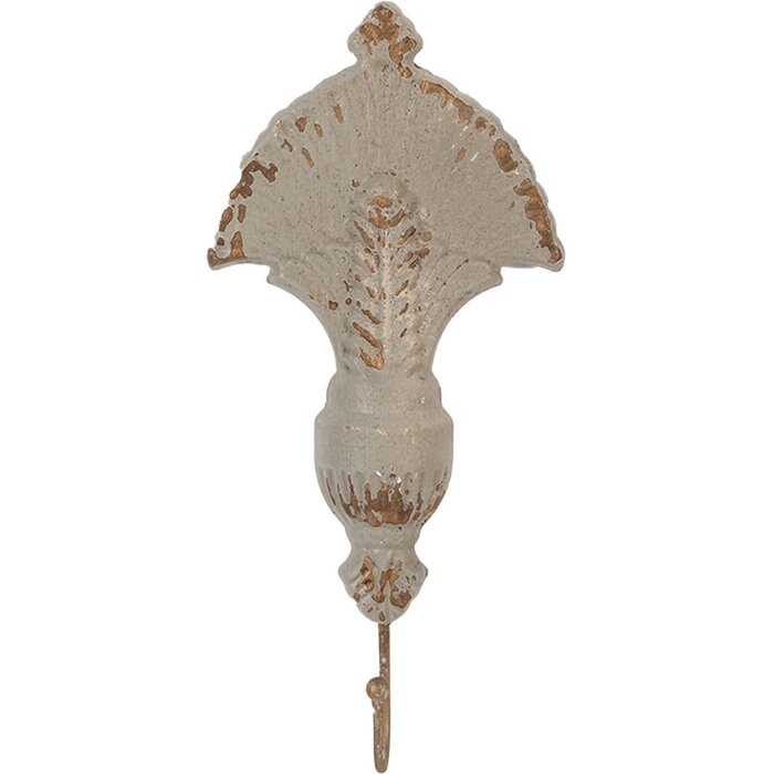 Grappino da parete Clayre & Eef 6Y5983 16x4x33 cm Beige-Braun