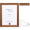 Cornice per foto in legno Effect Profil 63 Noce Barocco molte dimensioni disponibili