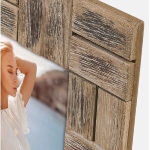 Cornice per foto in legno ZEP Stocccarda Vintage Marrone...