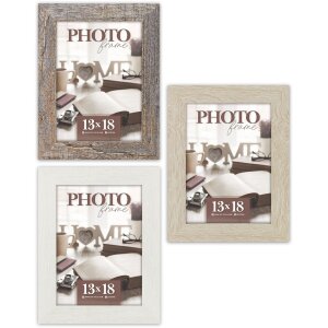 Cornice per foto in legno ZEP Renton 3 Colori 4 Misure...