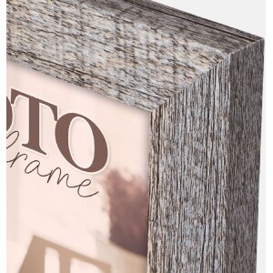 Cornice per foto in legno ZEP Renton 3 Colori 4 Misure Profilo a Blocco con Vetro Trasparente