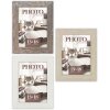 Cornice per foto in legno ZEP Renton 3 Colori 4 Misure Profilo a Blocco con Vetro Trasparente