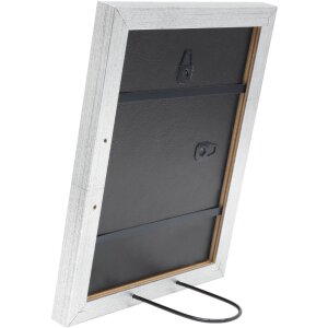 Cornice per foto Deknudt S54SD3 Argento Legno Vetro Trasparente in 6 Dimensioni