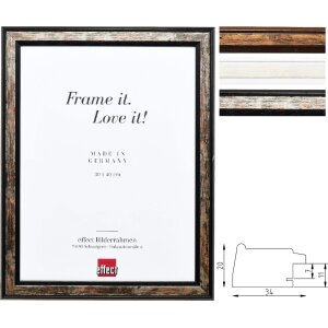 Cornice per foto in legno massello Effect Profil 64...