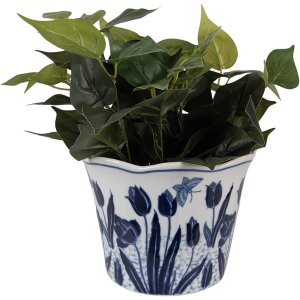 Vaso decorativo in ceramica Clayre & Eef 6CE2378 Ø 17x15 cm