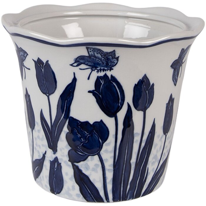 Clayre & Eef 6CE2379 Decorazione Vaso per Fiori Ø 21x16 cm