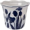 Clayre & Eef 6CE2379 Decorazione Vaso per Fiori Ø 21x16 cm