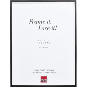 Cornice per foto in legno massiccio Effect Profilo 69 8 mm a gradini Nero, Bianco, Oro, Grigio 7x10 fino a 50x60 cm