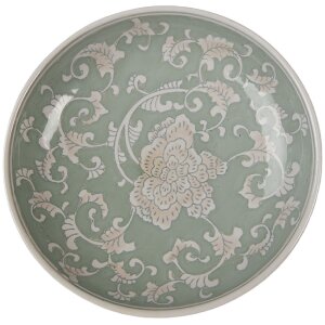 Piastra per torte Clayre & Eef 6CE2382 Bianco-Verde...