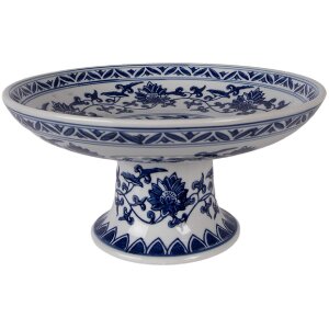 Piatto per torte Clayre & Eef Ø 26 cm bianco...