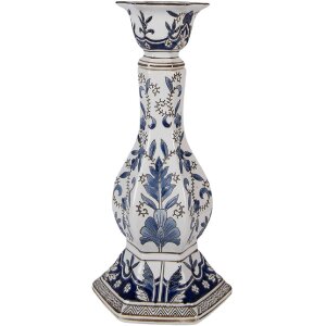 Portacandele in porcellana Clayre & Eef Ø 18...