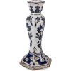 Portacandele Clayre & Eef Ø 11 cm x 21 cm Bianco-Blu