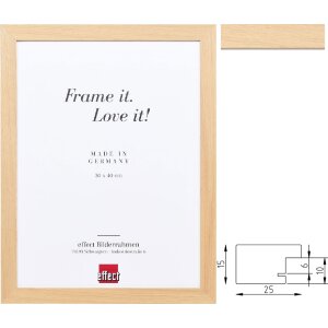 Cornice in legno massello Effect Profilo 71 Quercia,...