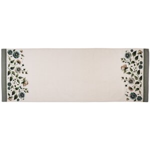 Tovaglia da tavolo Clayre & Eef GTB64 50x140 cm Beige-Verde