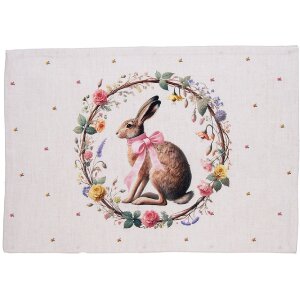 Set da tavolo Clayre & Eef EWC40 6 pezzi con coniglio...