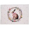 Set da tavolo Clayre & Eef EWC40 6 pezzi con coniglio e corona di fiori – 48x33 cm