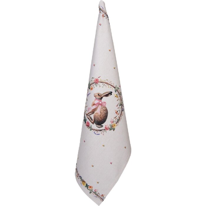 Asciugatrici da cucina Clayre & Eef EWC42 50x70 cm Beige-Braun