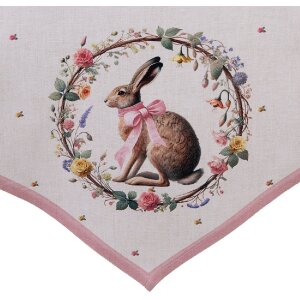 Runner da tavolo Clayre & Eef EWC65 50x160 cm Beige-Braun