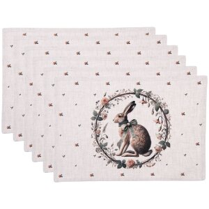 Set da tavolo Clayre & Eef NLE40 6 pezzi 48x33 cm...