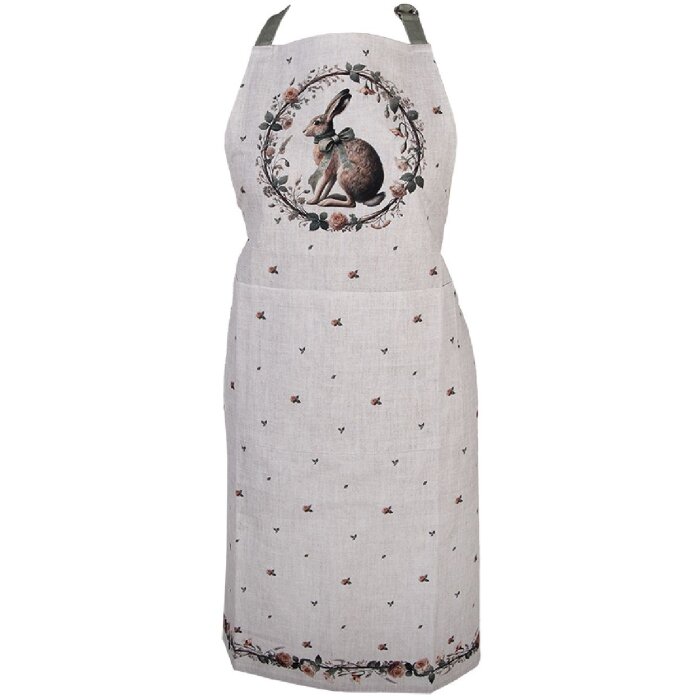 Sciarpa da cucina Clayre & Eef NLE41 70x85 cm Beige-Brown