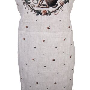 Sciarpa da cucina Clayre & Eef NLE41 70x85 cm Beige-Brown