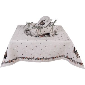 Guanto da forno Clayre & Eef NLE44 18x30 cm Beige-Braun