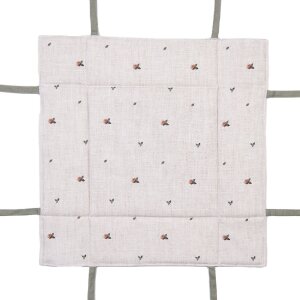 Contenitore per pane Clayre & Eef NLE47 35x35x8 cm Beige-Marrone