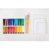 Set di colori acrilici Walther con tela e pennelli – Kit per artisti 18 colori 36 ml 8 pennelli taglie 1-12 cm 3 telai 13x18 18x24 24x30 cm