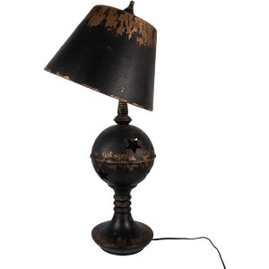 Lampada da tavolo Clayre & Eef 5LMC0053 Nero-Marrone...