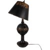 Lampada da tavolo Clayre & Eef 5LMC0053 Nero-Marrone Ø35x78 cm E27 max 60 W