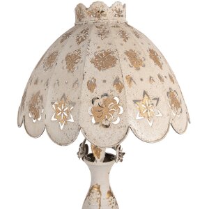 Lampada da tavolo Clayre & Eef 5LMC0054 Beige-Gold...