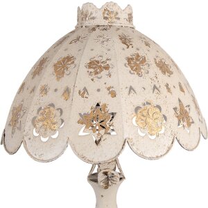 Lampada da tavolo Clayre & Eef 5LMC0054 Beige-Gold Ø 41x69 cm E27 max 60W