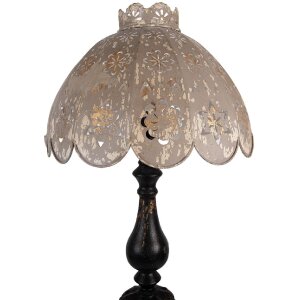 Lampada da tavolo Clayre & Eef 5LMC0055 Nero-Grigio...